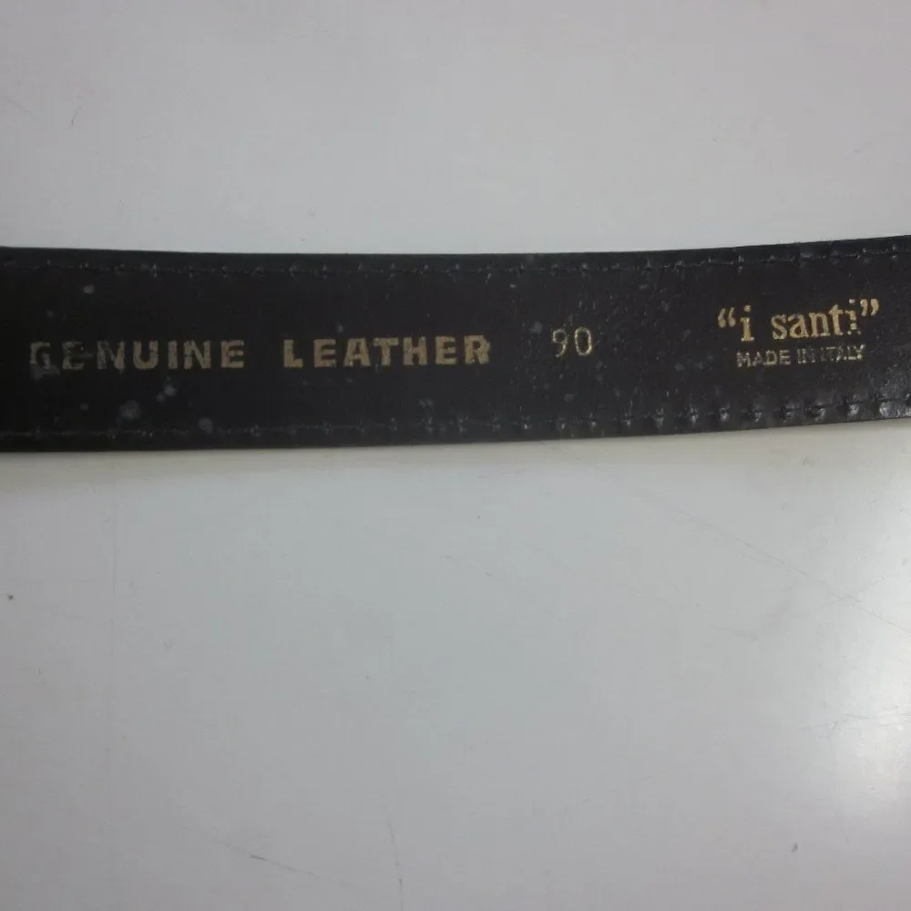 Vintage Italian Leather Belt  25
